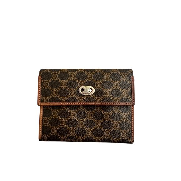 Vintage Celine Dark Browns Wallet - Picture 1 of 9